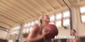 All Female, All Nude Basketball Game