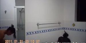Stunning Girl Spied In Bathroom