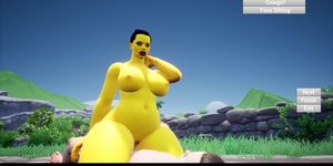 Feign gameplay yellow skin big ass BBW cowgirl facesitting missionary