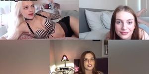 DARLINGLEZ - Webcam dirty lez bitches masturbate solo while chatting