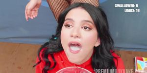 Premiumbukkake - min galilea swallows 101 huge cumshots