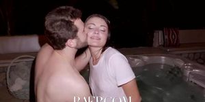 BAEB Late Night Wild Spa Sex With Small Tit Aidra Fox