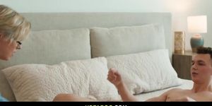 Stepmother Catches Stepson'S Deceitful Act (Josh Rivers, Nina Dee)