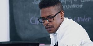 NOIRXXX - Ebony dudes Adrian Hart and Tony Genius set the books aside to fuck one another