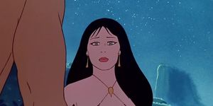 Fire And Ice 1983 - All Princess Teegra Scenes