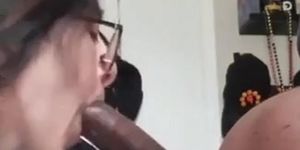 Asian Latina In Glasses Deepthroats BBC