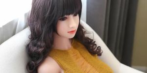 Beautiful sex dolls big breast mature brunette sex toy