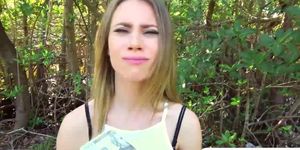 Smoking hot girl Anya Olsen fucks a random dude for cash