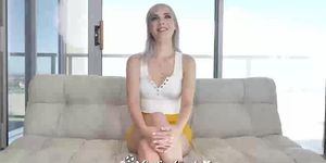 CASTINGCOUCH X Cute Blonde Facial Fucked By Casting Agent