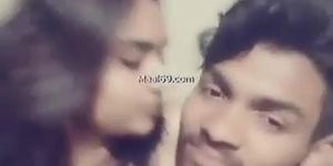 Kerala College Couple Romantic Kissing And Tits Pressing Mms