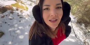 French Slut Gets Fucked In Snow (French_slut French_slut)