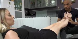 Anna Claire Clouds Gets Her Feet And Pussy Fucked By a BBC