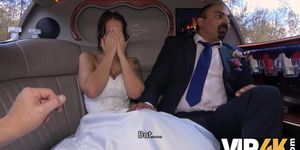 VIP4K. Enticing bride-to-be rocks out with injured guy before husband