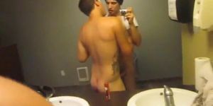 Big Cock Amateur Twink Blowjob in Bathroom