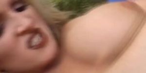 Swinging Wifey Gets Banged By Two Cocks Outdoors Sex