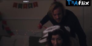 Emily Van Den Berg Breasts,  Underwear Scene  in Christmas Party