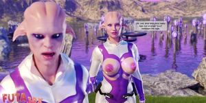 Futa3Dx - Hot Futa Girl Jois In Alien Threesome On Another Planet