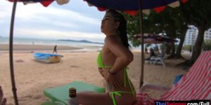 Hot Thai Gf Sex Off The Beach Sluts Who Want To Fuck