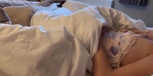 Shy Arab Stepmom And Son Share A Bed In A Hotel