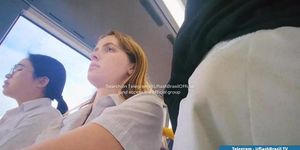 Beautiful Girl Loved The Big Bulge In Bus