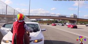 Clown public fuck