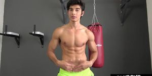 Hot muscular boy with hard abs EastBoys