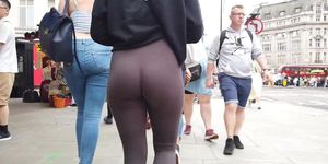 perfect ass grey leggings