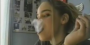 Classic Smoking Fetish - Noemie Solo