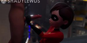 Helen Parr Rooftop Handjob nezuko r34