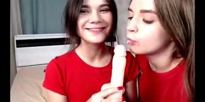 anna_mariia lesb (ann_loove & br) dildo suking 2