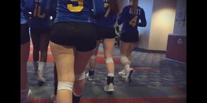 volley teen big booty spandex short