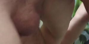 Milf squeezed cum from his balls into her sweet pussy