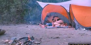 Hot Girl Sucked A Fat Cock In Nature ?hill Blowjob Bonfire