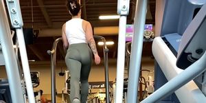 Gym Candid Big Booty Latina