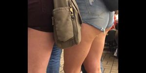 short shorts teen ass