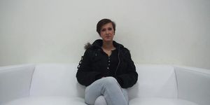 Nikola gorgeous brunette slut casting couch