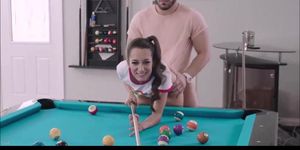 Freeuse Skinny Teen Is Anytime Screw Toy While Playing Pool - Freya Von Doom