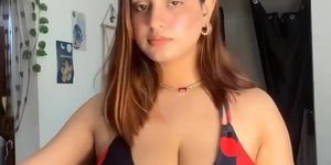 Mom showing her sweaty armpits (India )