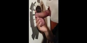 Glory Hole Amateur Takes on a Big Cock