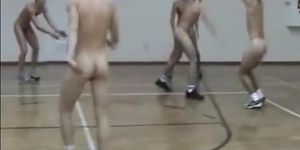 Naked Twinks Play Basketball