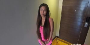 Filipina maid agrees to bang her new boss