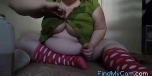 Big-Titted Amateur BBW Milf on Webcam