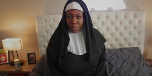 This Ebony Bbw Nun Gets Fucked