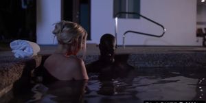 BLACKEDRAW Busty Blonde MILF Loves To Deepthroat Huge BBC - Sophia West (Sophia Sterling)