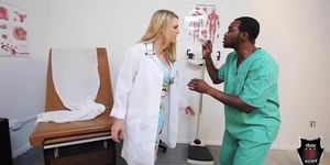 Big Boobed Doctor Joslyn Jane Extracts Rome Major's Hot Cum! porn