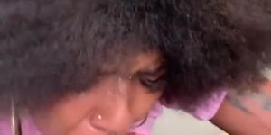 Black Girl Blowjob