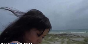 GANG AV - Sexy Japanese MILF Kyouko Maki gets a huge outdoor creampie from a insane Asian boy - beautiful Asian (Asian Sex)