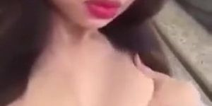 Girl asian solo masturbation