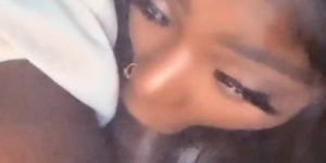 barely legal ebony teen cheats on white boyfriend with BBC