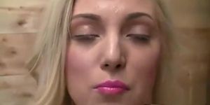 Amazing Blonde Hoe Jerks Off A Small Dick